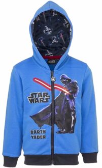 Star Wars sweater met rits blauw 104