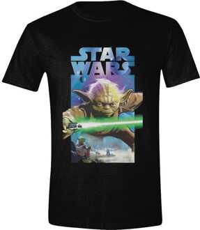 Star Wars T-Shirt Yoda Poster Size M