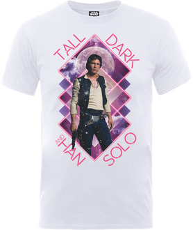 Star Wars Tall Dark and Han Solo T-shirt - Wit - XXL