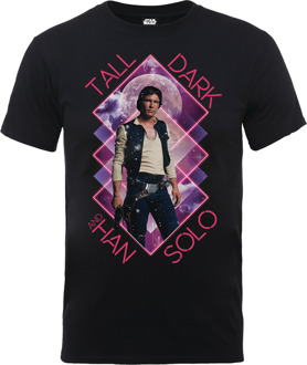 Star Wars Tall Dark and Han Solo T-shirt - Zwart - XXL