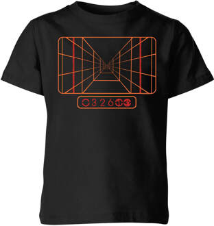 Star Wars Targeting Computer kinder t-shirt - Zwart - 122/128 (7-8 jaar) - M