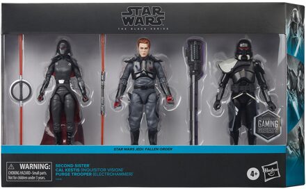 Star Wars The Black Series Second Sister, Cal Kestis, Purge Trooper Action Figure Set (6”)