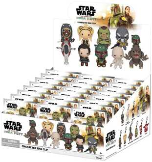 Star Wars: The Book of Boba Fett 3D PVC Bag Clips Series 1 Display (24)