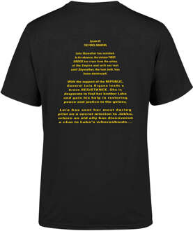 Star Wars The Force Awakens Unisex T-Shirt - Black - XXL - Zwart