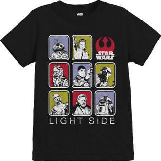 Star Wars: The Last Jedi Light Side Kinder T-shirt - Zwart - 11 - 12 Years