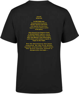 Star Wars The Last Jedi Unisex T-Shirt - Black - 3XL - Zwart