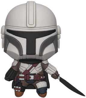 Star Wars The Mandalorian 3D Magnet Mando with Darksaber