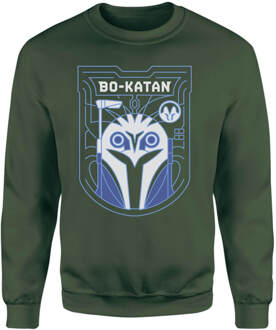 Star Wars The Mandalorian Bo-Katan Badge Sweatshirt - Green - L Groen