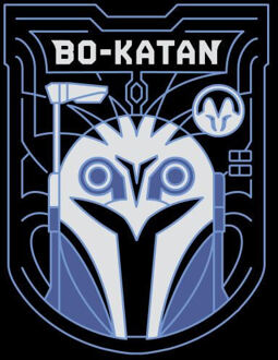 Star Wars The Mandalorian Bo-Katan Badge Women's T-Shirt - Black - 3XL Zwart