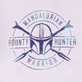 Star Wars The Mandalorian Bounty Hunter Warrior Sweatshirt - White - L - Wit