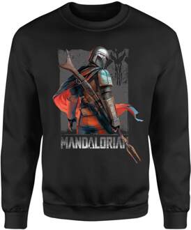 Star Wars The Mandalorian Colour Edit Sweatshirt - Black - M Zwart