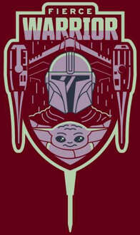 Star Wars The Mandalorian Fierce Warrior Hoodie - Burgundy - M Meerdere kleuren