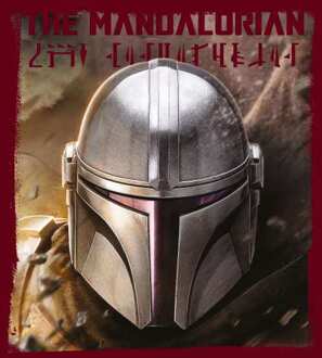 Star Wars The Mandalorian Focus Men's T-Shirt - Burgundy - XXL Rood
