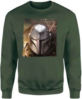 Star Wars The Mandalorian Focus Sweatshirt - Green - M Groen