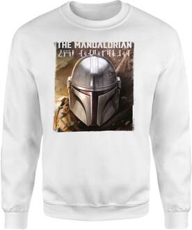 Star Wars The Mandalorian Focus Sweatshirt - White - M Wit