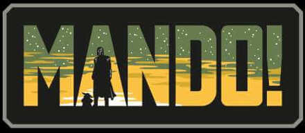 Star Wars The Mandalorian Mando! Men's T-Shirt - Black - 3XL Zwart