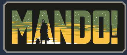 Star Wars The Mandalorian Mando! Men's T-Shirt - Navy - S Blauw