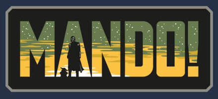 Star Wars The Mandalorian Mando! Women's T-Shirt - Navy - S