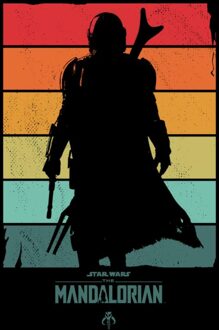 Star Wars The Mandalorian Spectrum Unisex T-Shirt - Black - XS Zwart