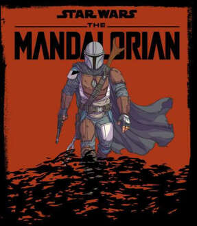 Star Wars The Mandalorian Storm Men's T-Shirt - Black - 3XL Zwart