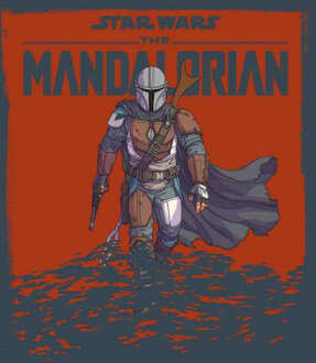 Star Wars The Mandalorian Storm Men's T-Shirt - Charcoal - XL Zwart
