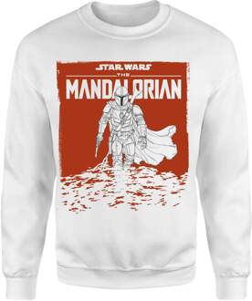 Star Wars The Mandalorian Storm Sweatshirt - White - XXL Wit