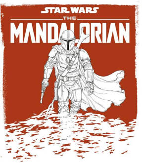 Star Wars The Mandalorian Storm Women's T-Shirt - White - 3XL Wit