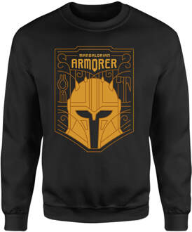 Star Wars The Mandalorian The Armorer Badge Sweatshirt - Black - M Zwart