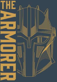 Star Wars The Mandalorian The Armorer Men's T-Shirt - Charcoal - XS Zwart