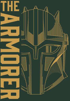 Star Wars The Mandalorian The Armorer Men's T-Shirt - Green - XXL Groen