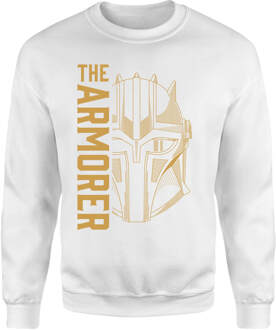 Star Wars The Mandalorian The Armorer Sweatshirt - White - S Wit