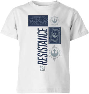 Star Wars The Resistance Kinder T-shirt - Wit - 98/104 (3-4 jaar) - XS