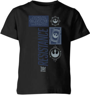 Star Wars The Resistance Kinder T-shirt - Zwart - 98/104 (3-4 jaar) - Zwart - XS