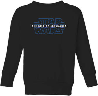 Star Wars: The Rise of Skywalker Logo kinder trui - Zwart - 122/128 (7-8 jaar) - M