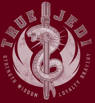 Star Wars: The Rise of Skywalker True Jedi dames t-shirt - Wijnrood - L