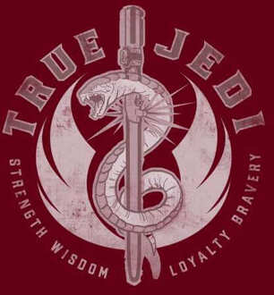 Star Wars: The Rise of Skywalker True Jedi t-shirt - Wijnrood - M