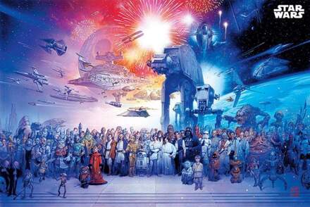 Star Wars Universe Poster 91,5x61cm Multikleur