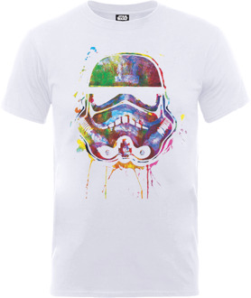 Star Wars Verfspetters Stormtrooper T-shirt - Wit - XXL