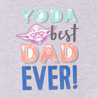 Star Wars Yoda Best Dad Ever! Kids' Sweatshirt - Grey - 122/128 (7-8 jaar) - Grijs - M
