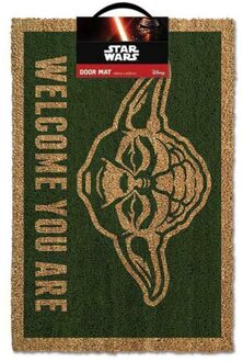 Star Wars Yoda deurmat (Groen/bruin) Camouflage - One Size