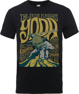 Star Wars Yoda The Jedi Knights T-shirt - Zwart - L