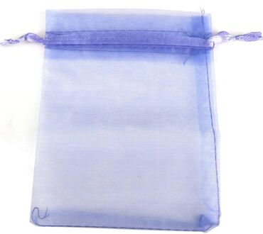 Staraise 50 Ps 7X9 10X12 Cm Bruiloft Decoratie Baby Shower Organza Tassen Sieraden Party Candy verjaardag Gunsten Verpakking Goodie paars / 7x9cm