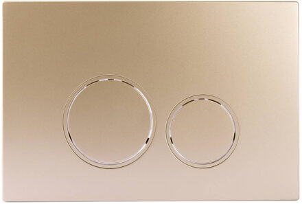 Starbluedisc Bedieningsplaat StarBlueDisc Doppio 45 TBV Geberit UP100 UP320 Champagne Goud