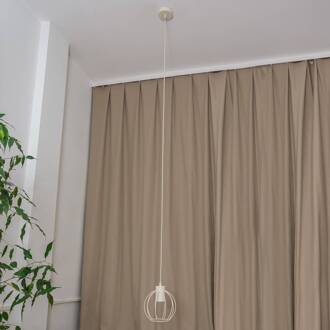 STARLIGHT hanglamp, roomwit, 1-lamp, Ø 18 cm, metaal