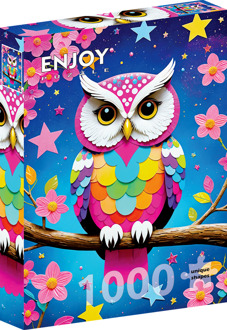 Starry Owl Puzzel (1000 stukjes)