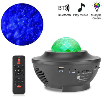 Starry Sky Projector Star Night Light Projection Colorful Ocean Waving Lights Galaxy Projector Lights Bedside Lamp for Kids