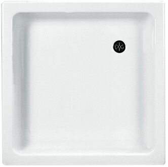 Start StratosH douchebak acryl 900x900x150 mm afvoer D52 wit dikte 4 mm