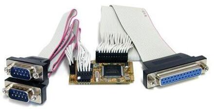 Startech 2x Serieel en 1x Parallele Mini PCI-E