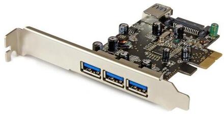 Startech 4 Port PCI Express USB 3.0 Card - 3 + 1