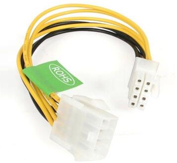 StarTech.com 12v 8-pins voeding verlengkabel
